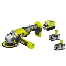 Ryobi R18AG-0 Angle Grinder Battery 18V ONE+ 115mm 7500 rpm 2x4.0 Ah