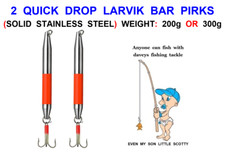 2 QUICK DROP SOLID STAINLESS