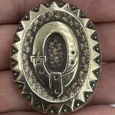 Antique belt buckle locket - antique,