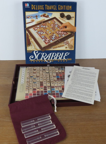 Scrabble deluxe travel edition - deluxe,