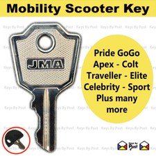 Mobility Scooter Ignition Key Pride GoGo, Elite, Apex, Colt, Traveller XL8