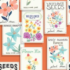 Grow Where Planted Fabric 100%