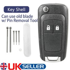 2 Button Remote Key Fob Shell Case For Vauxhall Astra Corsa Insignia Adam Zafira