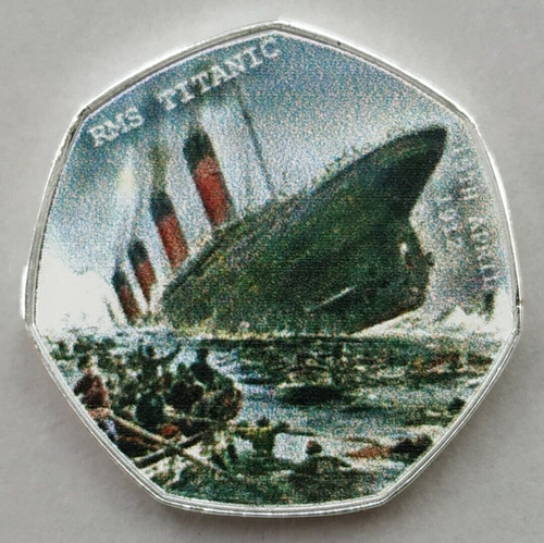 Rms titanic commemorative - rms, coin