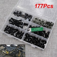 Hot Black Fairing Bolts Kit Fastener Clips Screws For Honda Suzuki Yamaha Ducati