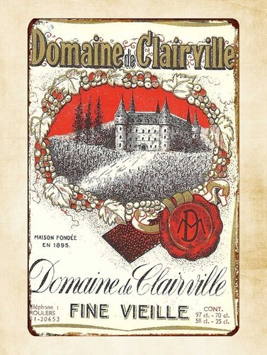 French wine label domaine - label, de