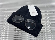 C.P. Company Black Beanie