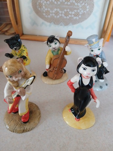 Beswick cat orchestra - orchestra, pieces