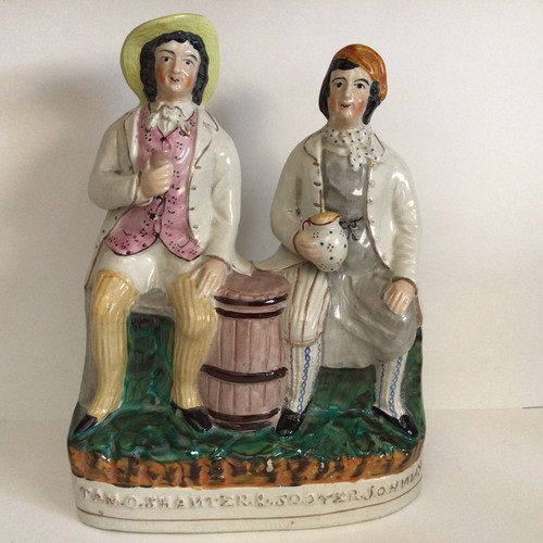Victorian staffordshire figure - victorian,