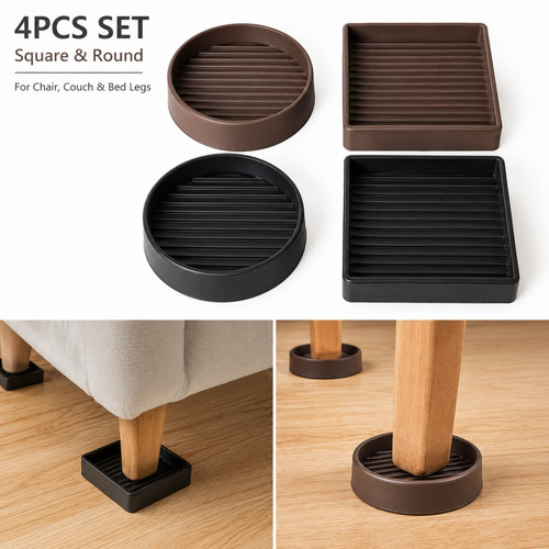 4pcs set square - 4pcs/set, round