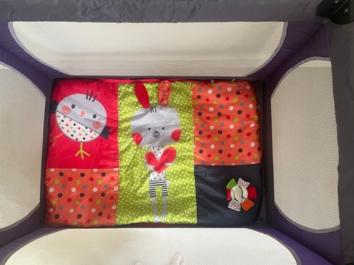 Playpen reversible playmat for