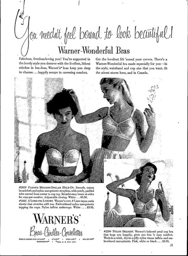 1952 warner vintage print - warner, ad