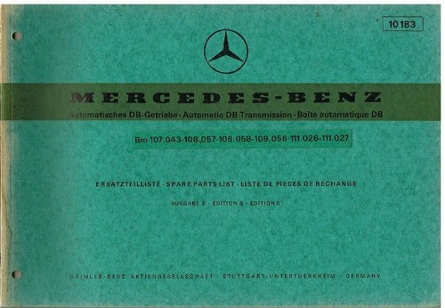 Mercedes benz w107 - w107, (350sl)