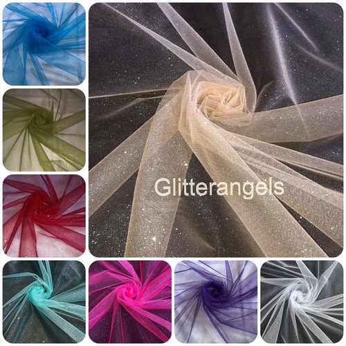 Sparkly glitter tulle - glitter,