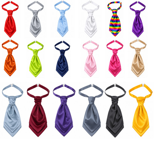 Cravat wedding ruche pre - wedding, pre-tied