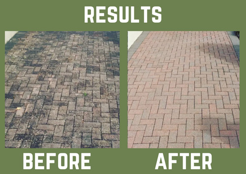 Driveway cleaner for brick - cleaner,