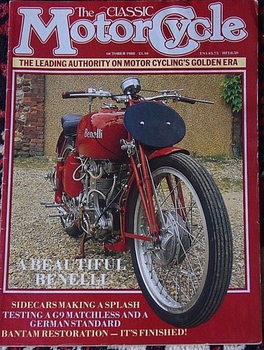 Classic motorcycle oct 1988 - motorcycle,