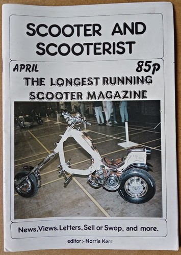 Scooter and scooterist - scooter,