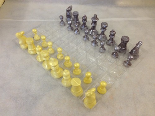 Chess set board game - game, pieces