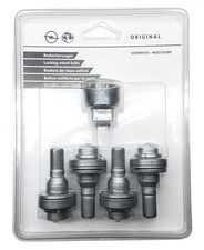 Genuine Peugeot Citroen Vauxhall Locking Wheel Nuts & Key 39099170 9835756280