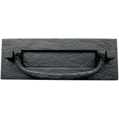 Black antique letter plate - plate, /