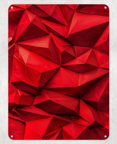 Red geometric shapes - red,