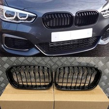Gloss Black Front Kidney Grill