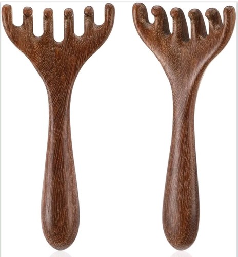 Wooden foot massage rake - foot,