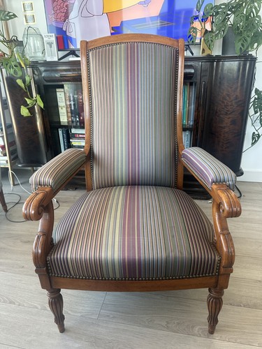 Antique voltaire armchair - voltaire,