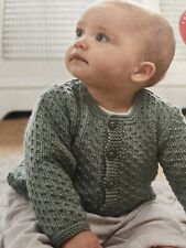 Baby/Childs Easy Cardigan DK Knitting pattern 16”-22”
