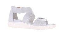 Dr. Scholl's Womens Time Off Fun Gray Ankle Strap Sandals Size 9 (7833906)