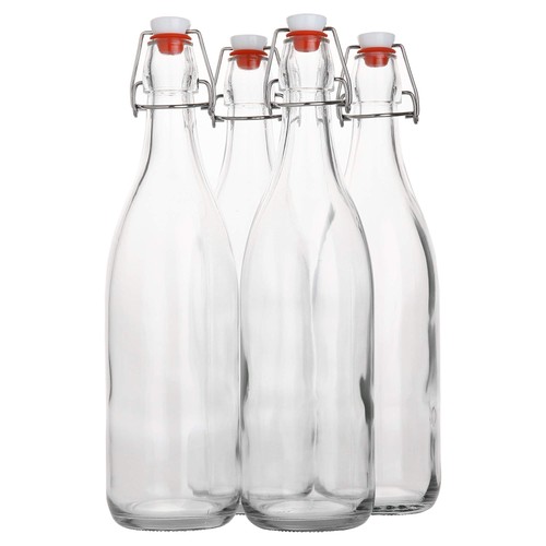 Ayl flip top glass bottle - flip,