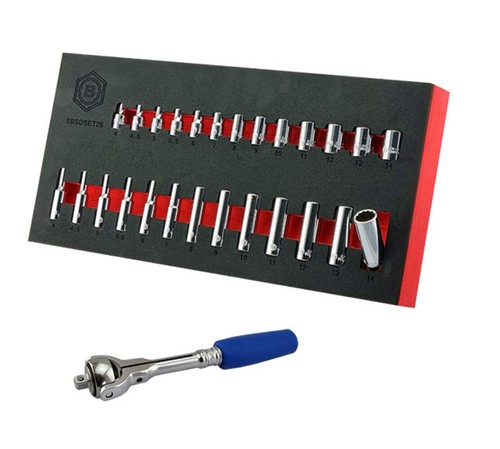 26pc standard deep - 1/4",