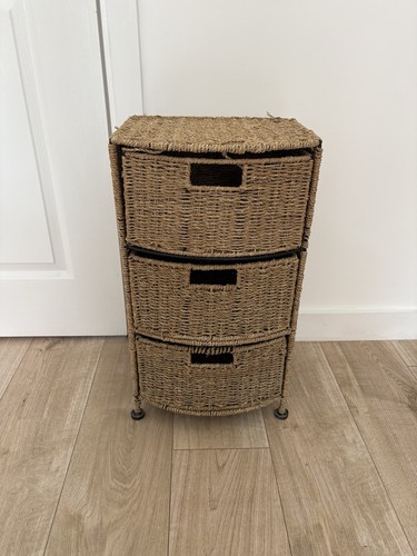 Woven seagrass drawer - woven,