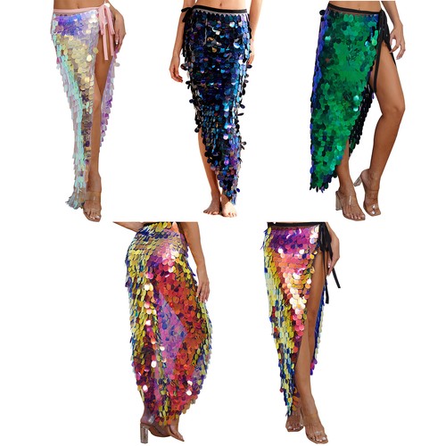 Women belly dance skirt sequin - women,