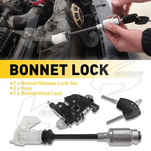 Bonnet release lock latch - bonnet,