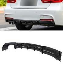 REAR DIFFUSER M PERFORMANCE STYLE GLOSS BLACK FOR BMW 3 SERIES F30 F31 M SPORT
