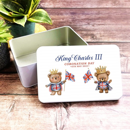 Cute crown teddy - uk, king