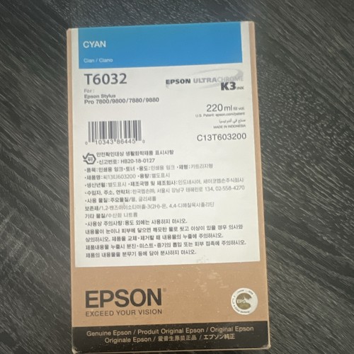 Epson genuine t6032 c13t603200 - genuine, t6032/c13t603200