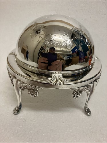 Silver plated roll top - plated,