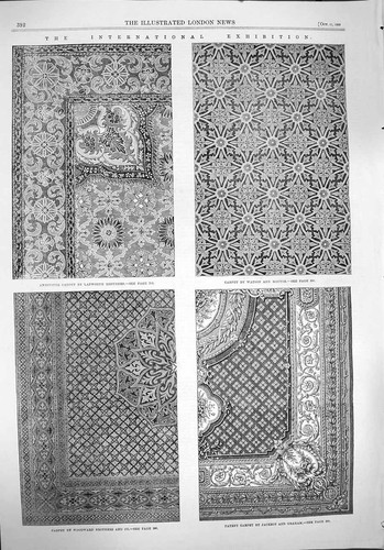 Original old antique print - original,