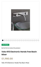 Vola 4113 Electronic Hands Free Basin Mixer