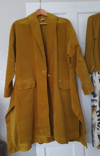 Ladies cotton velvet coat - cotton,