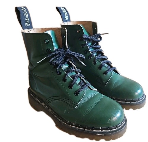 Tredair green leather combat - tredair,