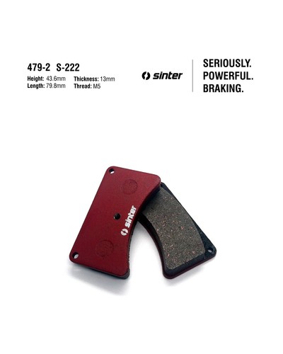 Sinter kart red rear - , brake