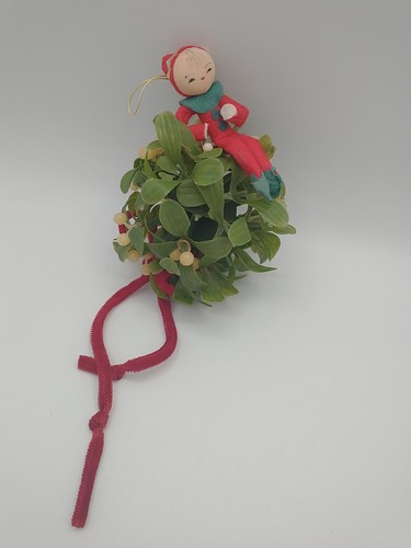 Vtg mcm christmas mistletoe - christmas,