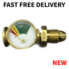 NEW HI LO LOW PROPANE LPG PRESURE GUAGE GAUGE CALOR GAS BOTTLE LEVEL INDICATOR