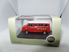 Oxford 76SHP006 SHP006 1/76 OO BLMC Leyland Sherpa Van Minibus Wynns Haulage