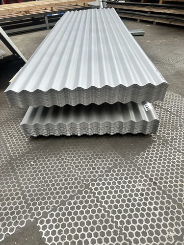 Corrugated steel sheets roof - steel,