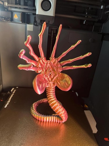 Printed facehugger alien - 3d, facehugger: